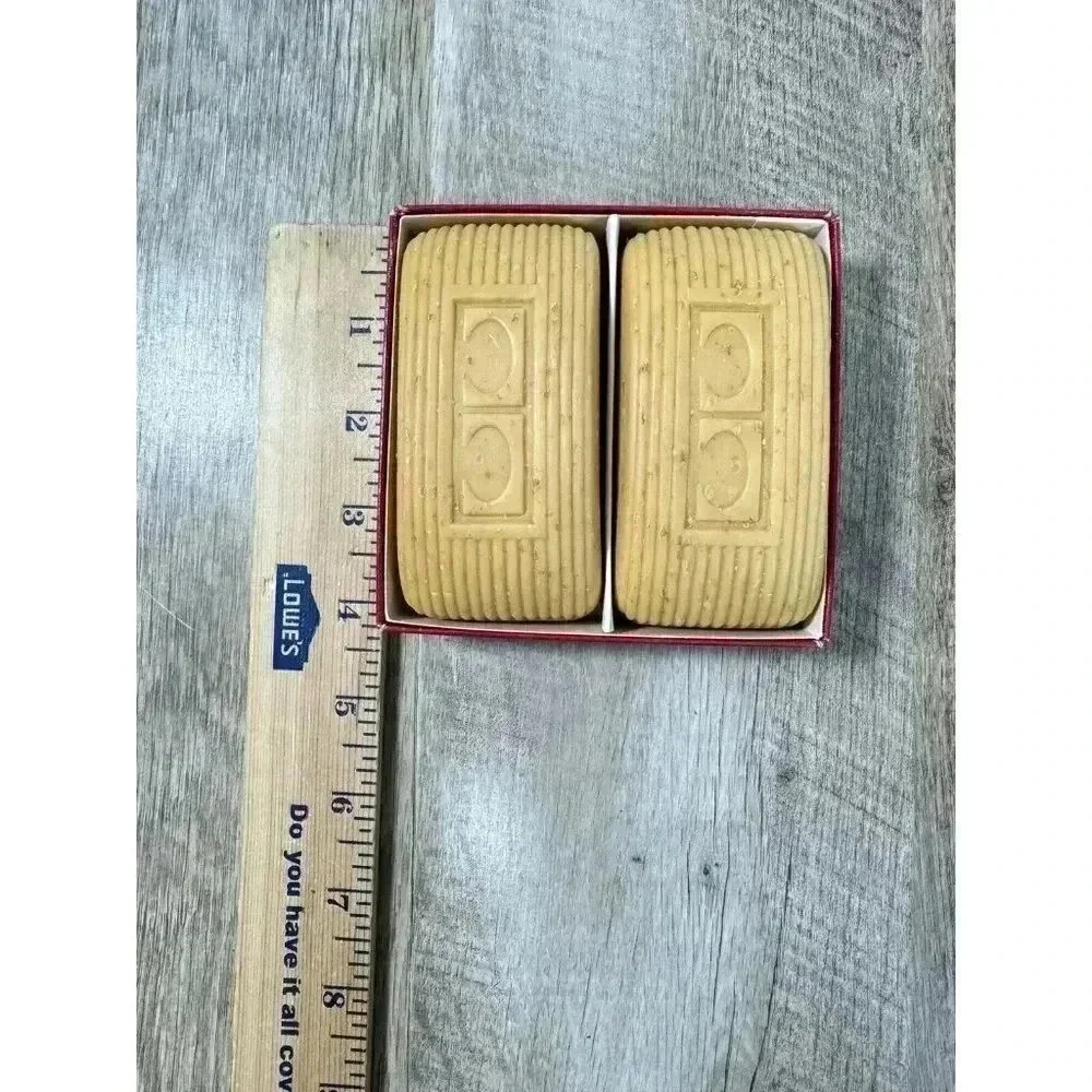 Vintage 70s Amway Charter Club Soap Bar Box Set -2 Bars Mens Advertising 1979
